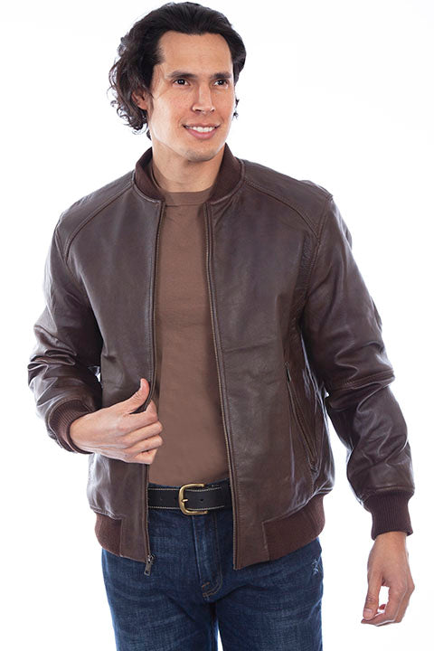 Scully Men's Classic Casual Zip Front Jacket
