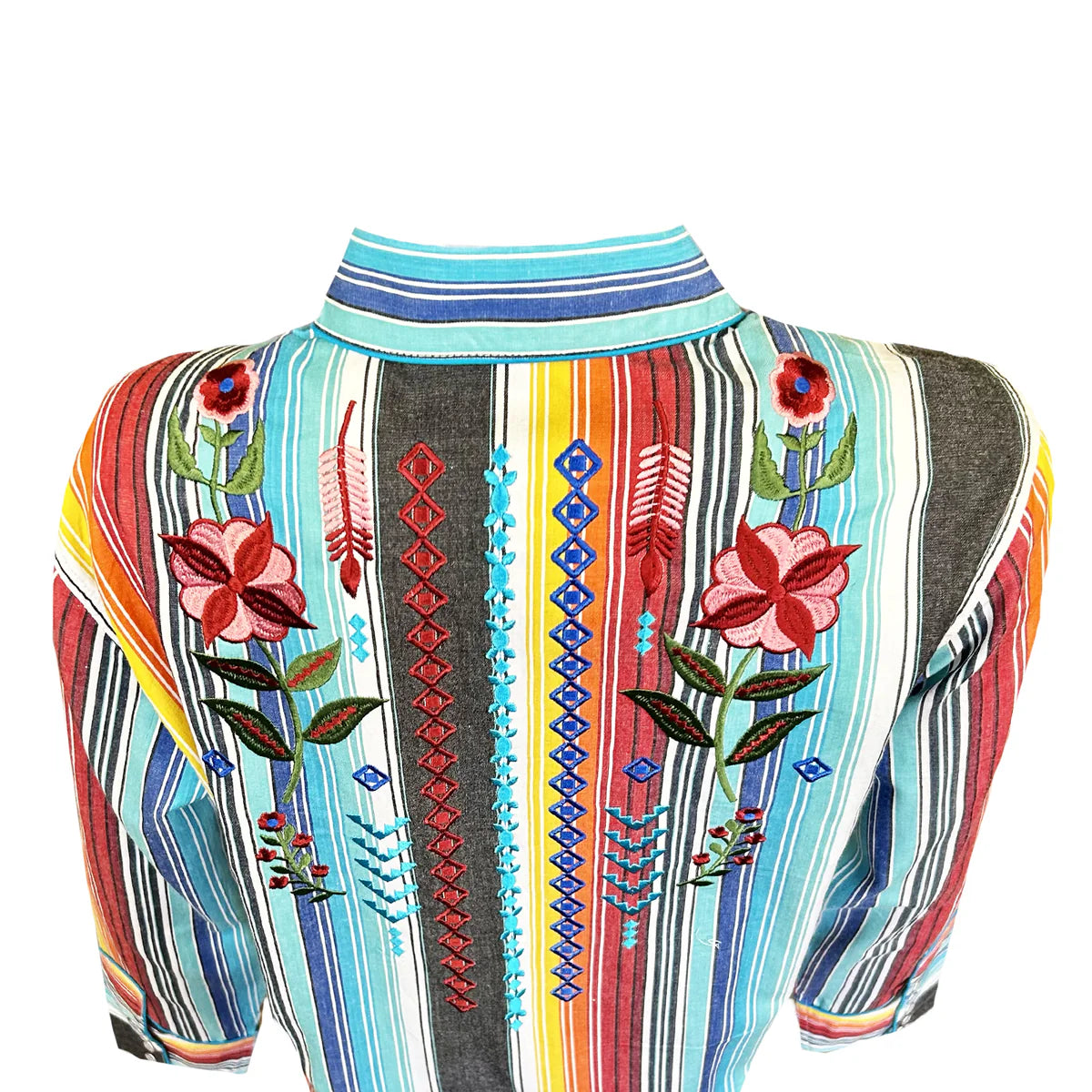 Rockmount Ranch Wear Ladies' Vintage Inspired Western Serape Stripe Back