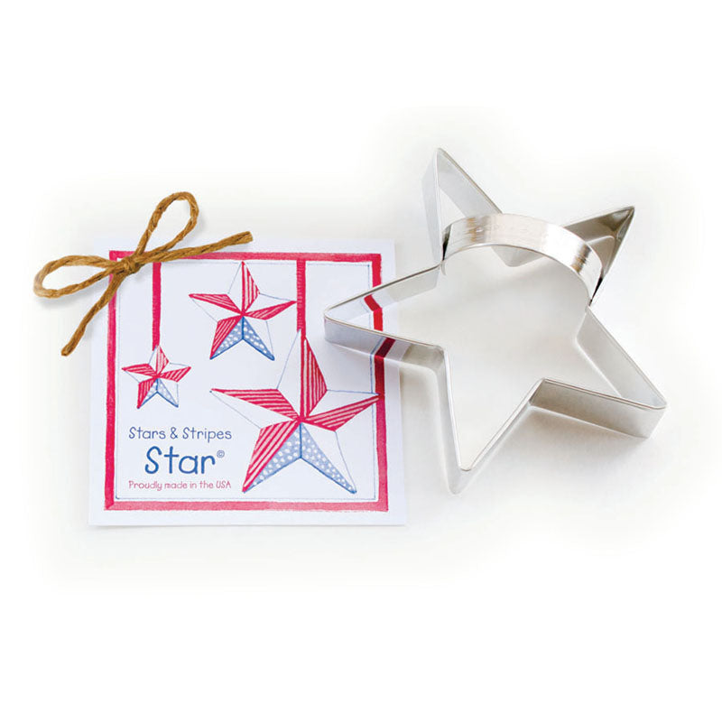 Ann Clark Cookie Cutter Stars and Stripes with Recipe Card #1501064