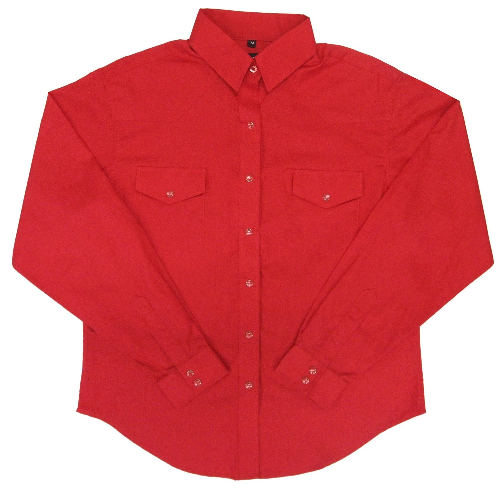 White Horse Apparel Women's Western Shirt Red