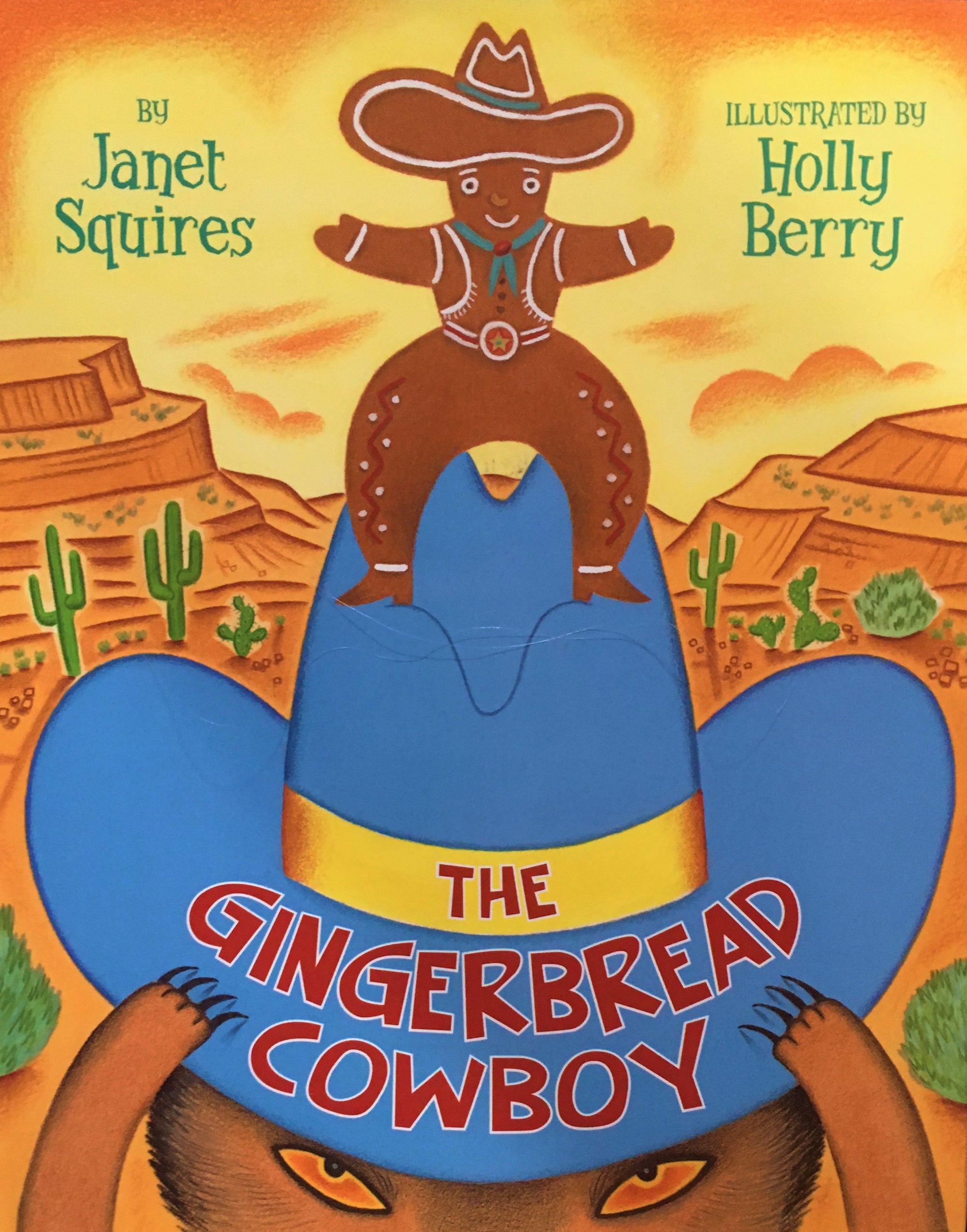 The Gingerbread Cowboy by Janet Squires Cover Children's Book