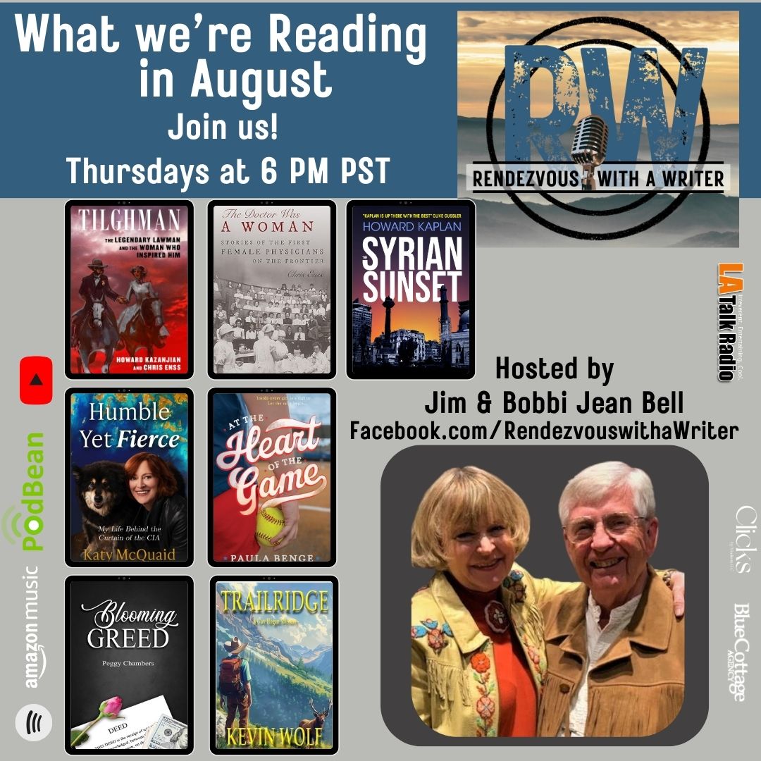 READ WITH US! August Rendezvous With A Writer Featured Authors