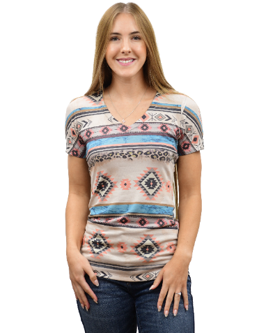 Ladies Liberty Wear Painted Lady Top Front
