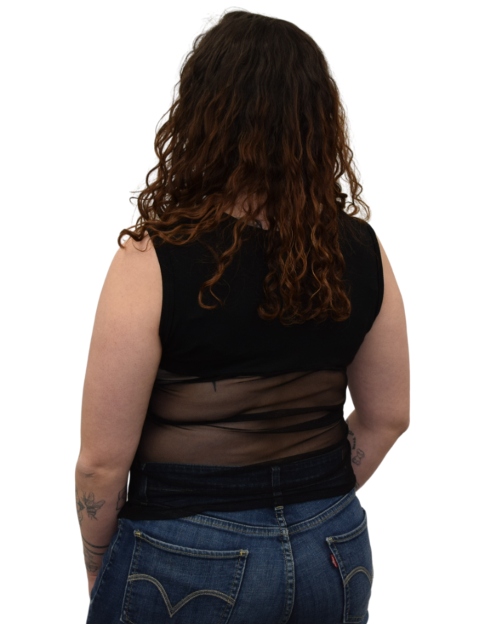 Ladies Liberty Wear Legendary Motorcycle Mesh Top Front