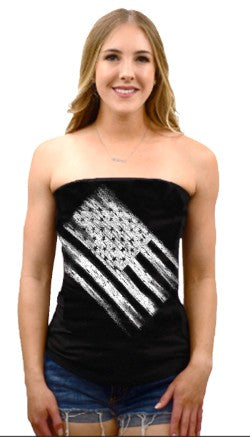 Ladies Liberty Wear Patriotic Tube Top Front