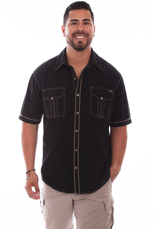 Scully Men's Farthest Point Voyager Shirt Black