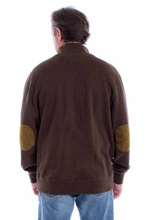 Farthest Point Collection Pullover Sweater Chocolate Back