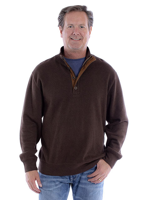 Farthest Point Collection Pullover Sweater Chocolate Front