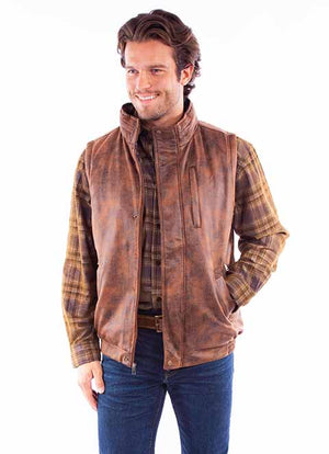 Scully Men's Farthest Point Moleskin Vest Front