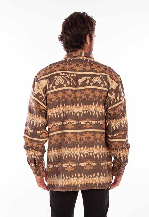 Scully Farthest Point Men's Buffalo Brown Front