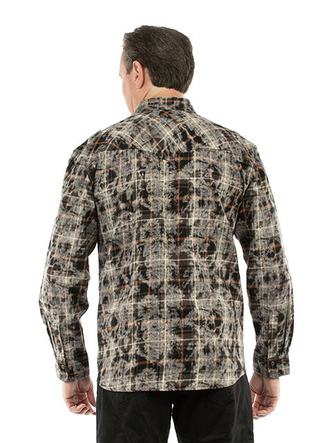 Farthest Point Men's Plaid Olive Front
