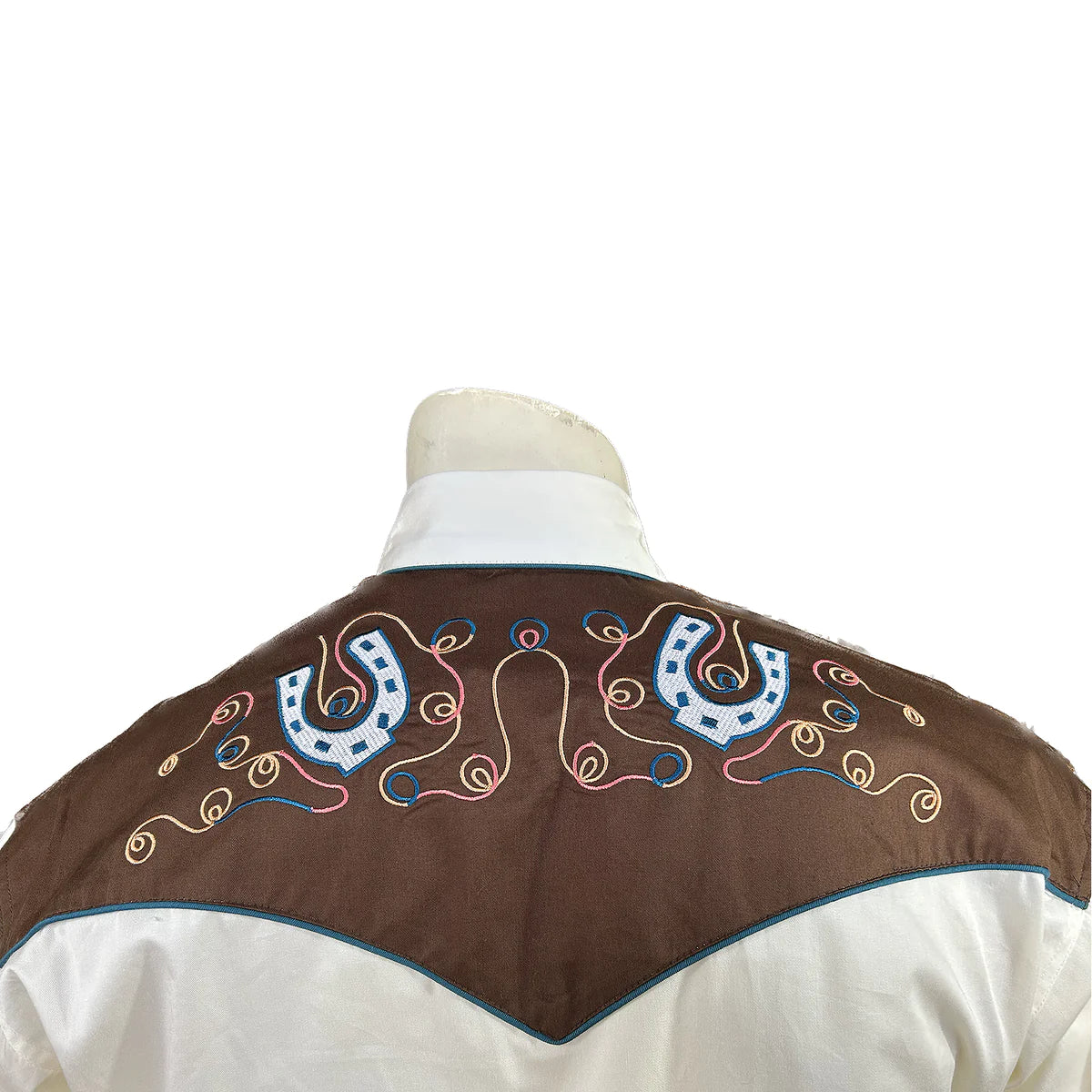 Rockmount Men's Horseshoe Embroidered Shirt Back