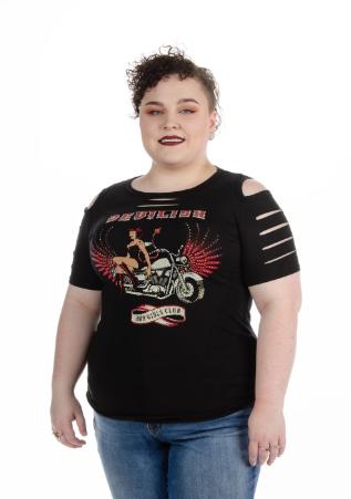 Liberty Wear Devilish Vixen Motorcycle Front #117225