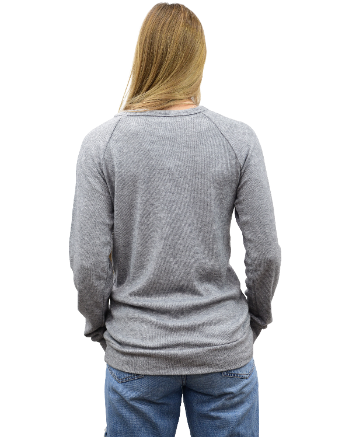 Liberty Wear Ladies' Top Longhorn Skull 