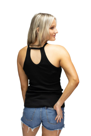 Liberty Wear Ladies' Tank Midnight Wanderer Front