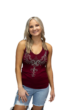 Liberty Wear Triple Fleur-de-is Wings Front #117531