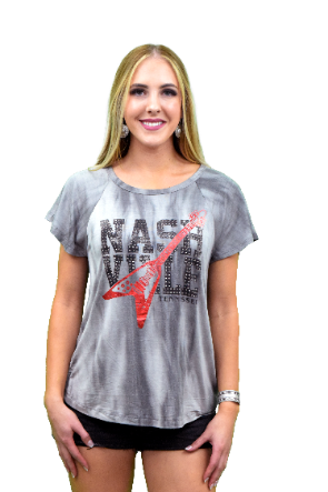 Liberty Wear Nashville Flying V Guitar #117713N Front