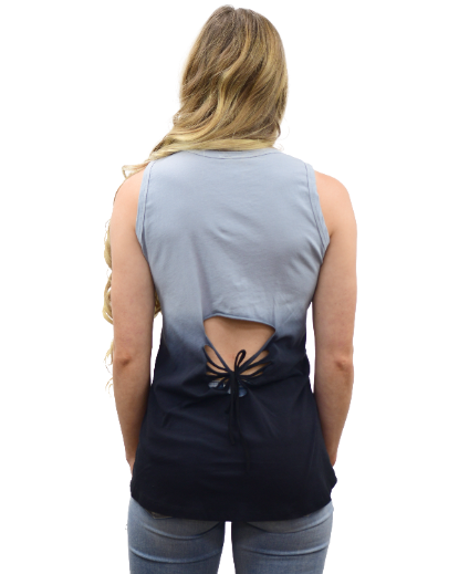 Liberty Wear Tank Motorcycle Dip Dye #117731 Front