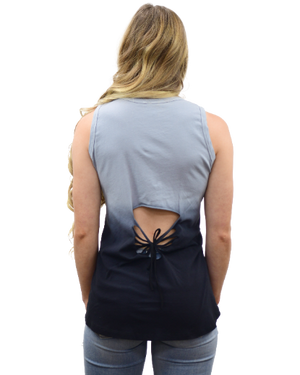 Liberty Wear Tank Motorcycle Dip Dye #117731 Back