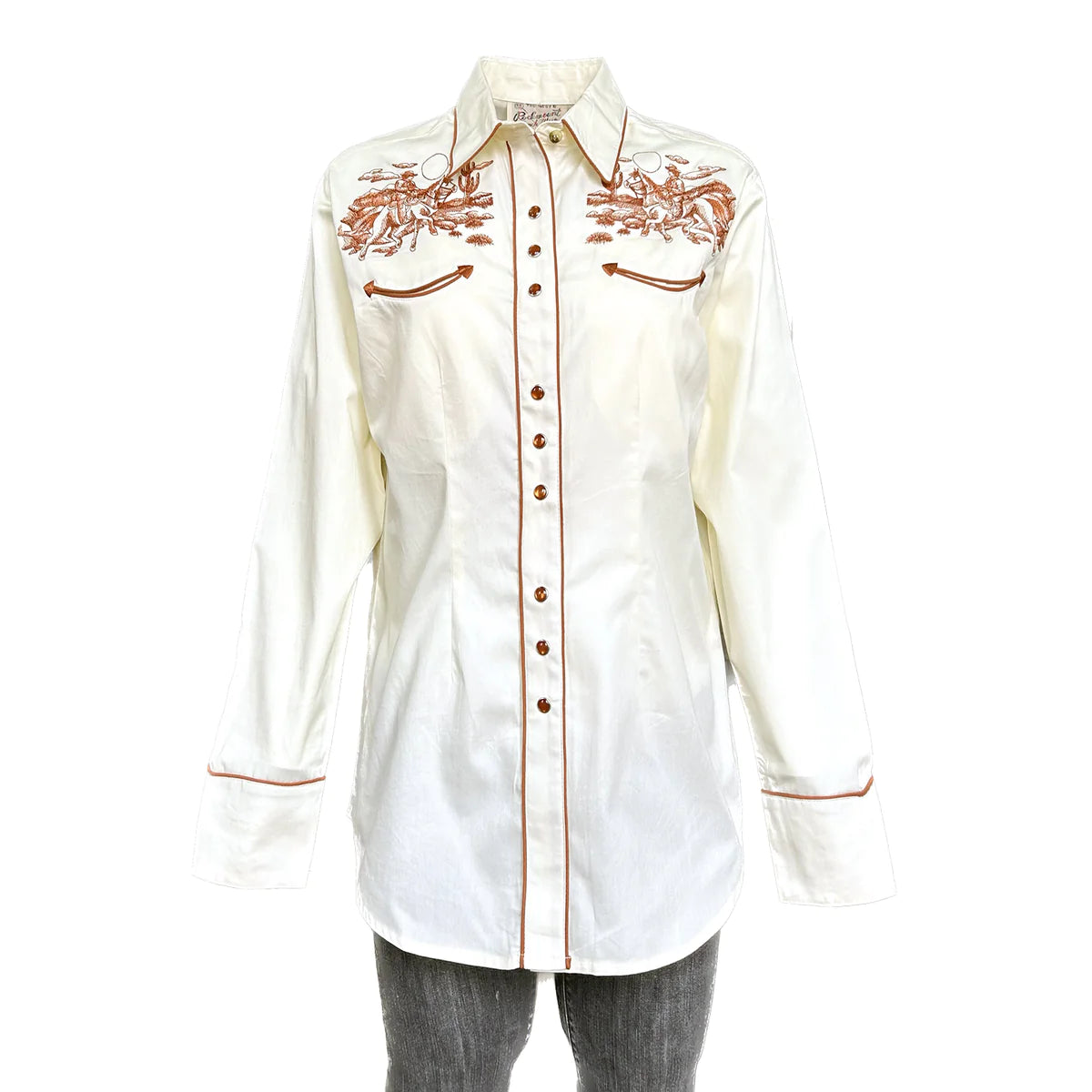 Rockmount Ladies Western Shirt Vintage Rider Front