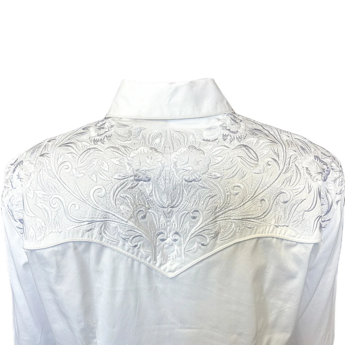 Rockmount Ranch Wear Women's Vintage Western Shirt White Back #177859