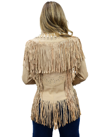 Liberty Wear Jacket Hip Length Fringe #119721 