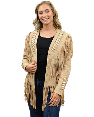Liberty Wear Jacket Hip Length Fringe #119721 