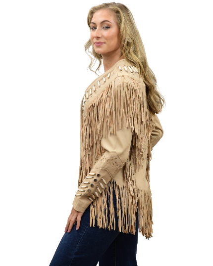 Liberty Wear Jacket Hip Length Fringe #119721 