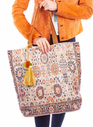 Scully Ladies' Floral Print Tote Bag