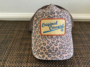 Original Cowgirl Clothing Logo Cap Leopard