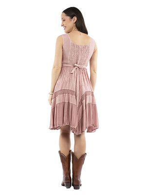 Scully Ladies' Honey Creek Short Tank Dress Beige Back
