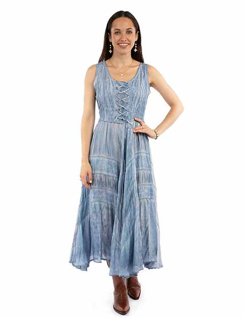 Scully Ladies' Honey Creek Dress Rust Front