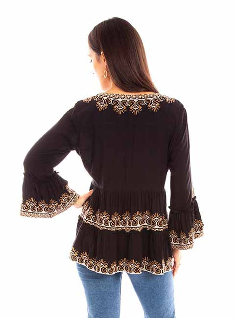 Scully Ladies' Honey Creek Embroidered Tunic Front