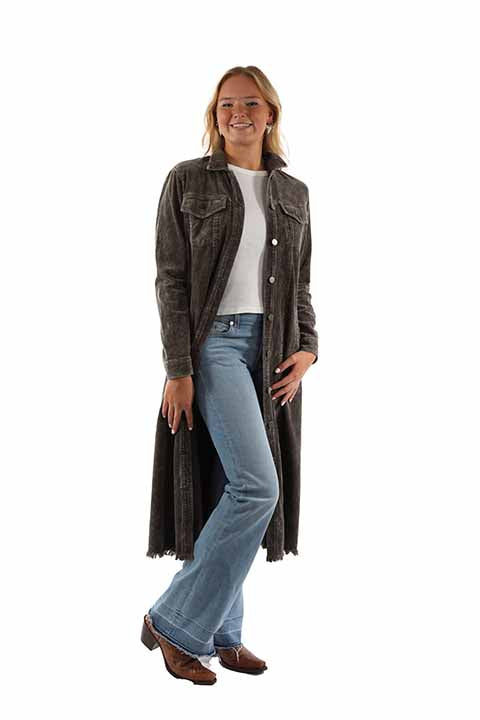 Women's Honey Creek Jacket Collection: Corduroy Duster