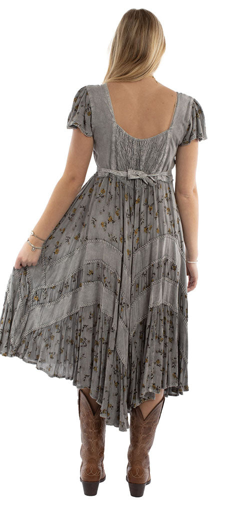 Scully Ladies' Honey Creek Cap Sleeve Dress Grey Front