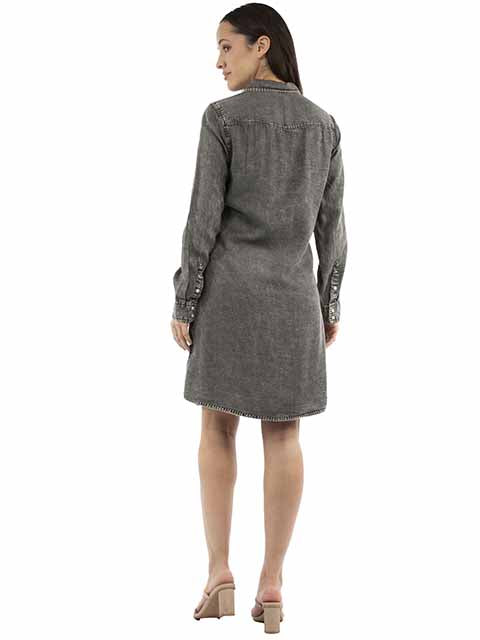 Scully Ladies' Honey Creek Whip Stitch Dress Black Back
