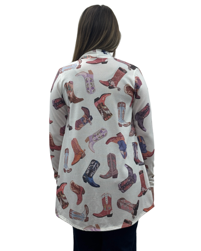 Liberty Wear Cardigan Cowboy Boots Front