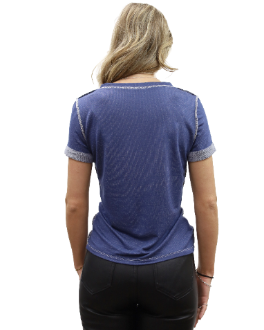 Liberty Wear Boot Stitch Top #11270155 Front