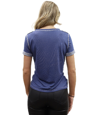 Liberty Wear Boot Stitch Top #11270155 Back