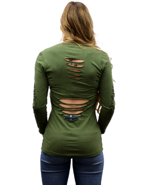 Liberty Wear Born To Ride Top #11271955 Back