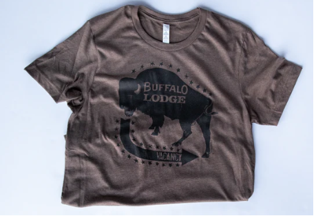Original Cowgirl Clothing Buffalo Lodge Tee Front