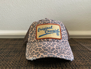 Original Cowgirl Clothing Logo Cap Leopard