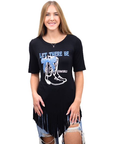 Liberty Wear Top Let There Be Cowgirls #278645 Front
