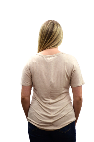Liberty Wear Ladies' Top Vibrant Headdress Oat Back
