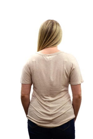 Liberty Wear Ladies' Top Vibrant Headdress Oat Back
