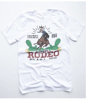 Original Cowgirl Clothing T-Shirt Laredo Rodeo Front