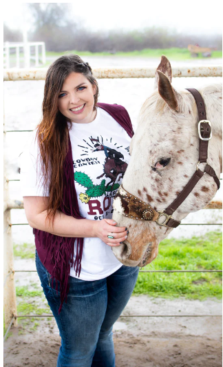 Original Cowgirl Clothing T-Shirt Laredo Rodeo Front