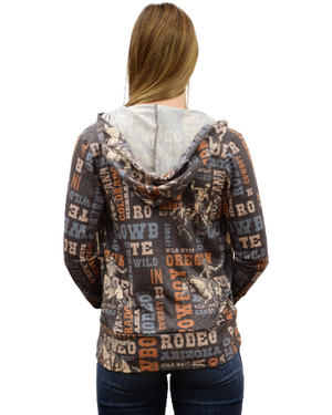 Liberty Wear Ladies' Rodeo Hoodie #11281385 Back