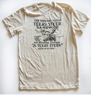 Original Cowgirl Clothing Texas Steer Sandwich Tee