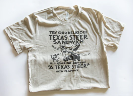 Original Cowgirl Clothing Texas Steer Sandwich Tee